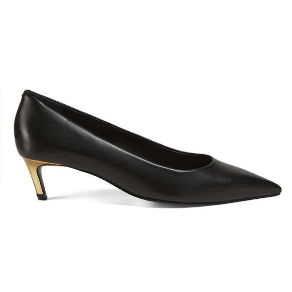 SCHUTZ Shoes - NWOB SCHUTZ
Lou 50MM Kitten-Heel Leather Pumps